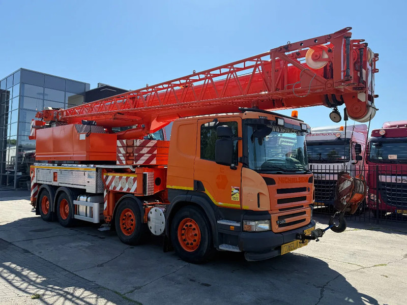 Scania P380 8X4 + FAUN HK40 + FLYJIB + BALLASTBL. 6,9 TON - 4.305 HOURS - Kraanwagen: afbeelding 1 Scania P380 8X4 + FAUN HK40 + FLYJIB + BALLASTBL. 6,9 TON - 4.305 HOURS - Kraanwagen: afbeelding 1
