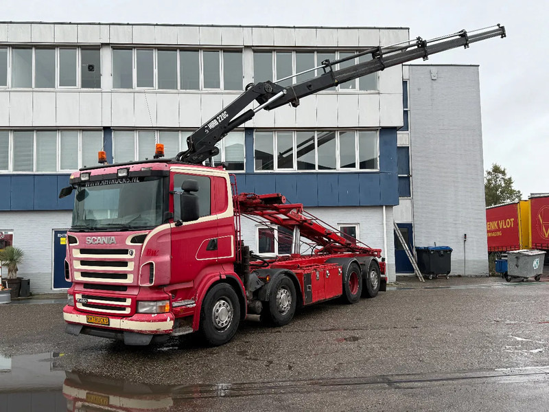 Scania R480 8X2 + HIAB 220-4 + REMOTE + HIAB MULTILIFT - Kabelsysteem truck, Kraanwagen: afbeelding 1 Scania R480 8X2 + HIAB 220-4 + REMOTE + HIAB MULTILIFT - Kabelsysteem truck, Kraanwagen: afbeelding 1