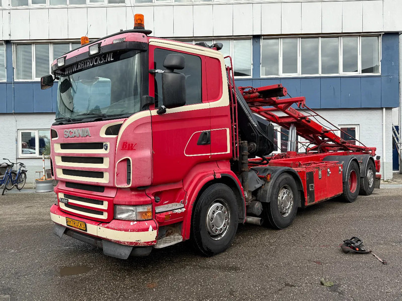 Scania R480 8X2 + HIAB 220-4 + REMOTE + HIAB MULTILIFT - Kabelsysteem truck, Kraanwagen: afbeelding 4 Scania R480 8X2 + HIAB 220-4 + REMOTE + HIAB MULTILIFT - Kabelsysteem truck, Kraanwagen: afbeelding 4