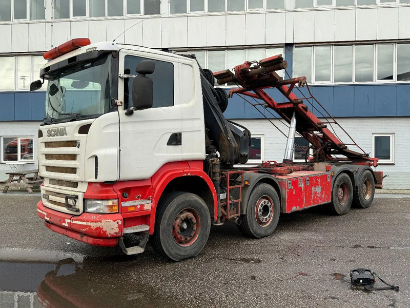 Scania R500 V8 8X4 + HIAB 220-5 + REMOTE + CABLELIFT - FULL STEEL SUSP. MANUAL GEAR. BIG AXLES - Kraanwagen: afbeelding 4 Scania R500 V8 8X4 + HIAB 220-5 + REMOTE + CABLELIFT - FULL STEEL SUSP. MANUAL GEAR. BIG AXLES - Kraanwagen: afbeelding 4
