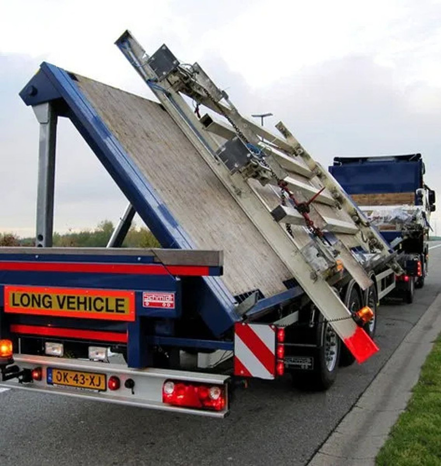 Schmidt HAGEN 3 AXLE + LIFTING AXLE - Open bak met boorden oplegger: afbeelding 1 Schmidt HAGEN 3 AXLE + LIFTING AXLE - Open bak met boorden oplegger: afbeelding 1