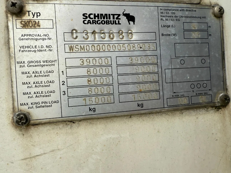 Schmitz Cargobull Schmitz Cargobull PRICES FROM €6950 TO €8950,- 40 X CARRIER 1850 MT D/E SAF AXELS - Koelwagen oplegger: afbeelding 2 Schmitz Cargobull Schmitz Cargobull PRICES FROM €6950 TO €8950,- 40 X CARRIER 1850 MT D/E SAF AXELS - Koelwagen oplegger: afbeelding 2