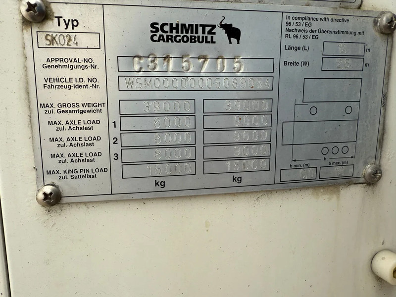 Schmitz Cargobull Schmitz Cargobull PRICES FROM €6950 TO €8950,- 40 X CARRIER 1850 MT D/E SAF AXELS - Koelwagen oplegger: afbeelding 2 Schmitz Cargobull Schmitz Cargobull PRICES FROM €6950 TO €8950,- 40 X CARRIER 1850 MT D/E SAF AXELS - Koelwagen oplegger: afbeelding 2