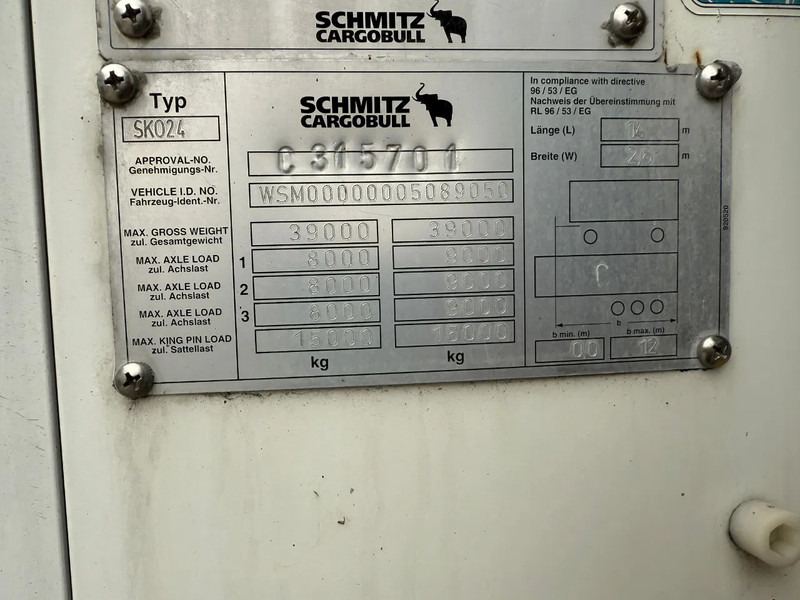 Schmitz Cargobull Schmitz Cargobull PRICES FROM €6950 TO €8950,- 40 X CARRIER 1850 MT D/E SAF AXELS - Koelwagen oplegger: afbeelding 3 Schmitz Cargobull Schmitz Cargobull PRICES FROM €6950 TO €8950,- 40 X CARRIER 1850 MT D/E SAF AXELS - Koelwagen oplegger: afbeelding 3