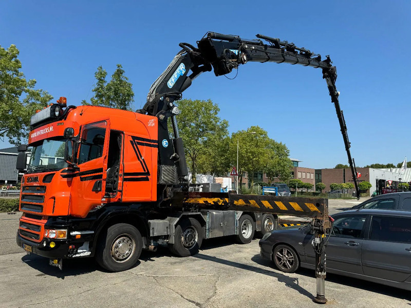 Scania R560 V8 8X2 + EFFER CRANE 1550 6S + FLYJIP 6XHYDR + REMOTE + WINCH - Trekker: afbeelding 1 Scania R560 V8 8X2 + EFFER CRANE 1550 6S + FLYJIP 6XHYDR + REMOTE + WINCH - Trekker: afbeelding 1