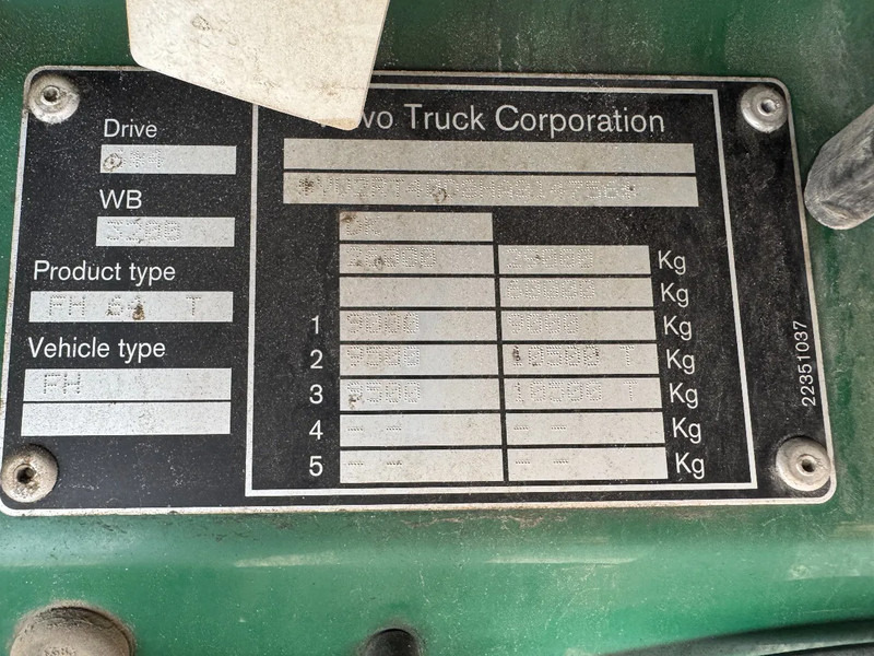 Trekker Volvo FH 500 6X4 EURO 6 2017 HYDRAULIC 3 UNITS: afbeelding 15