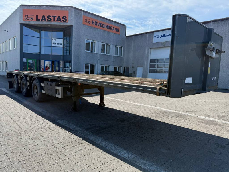 Renders 3-axle Flatbed/Flachbettauflieger/Ladtrailer - Open bak met boorden oplegger: afbeelding 1 Renders 3-axle Flatbed/Flachbettauflieger/Ladtrailer - Open bak met boorden oplegger: afbeelding 1
