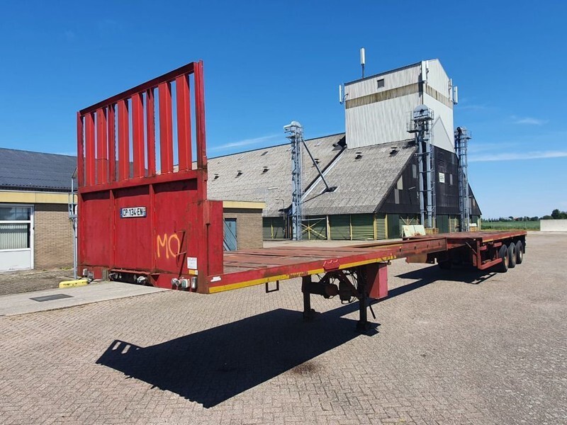 Nooteboom OVB-42 VV Extendable 20M Steering platform - Open bak met boorden oplegger: afbeelding 1 Nooteboom OVB-42 VV Extendable 20M Steering platform - Open bak met boorden oplegger: afbeelding 1