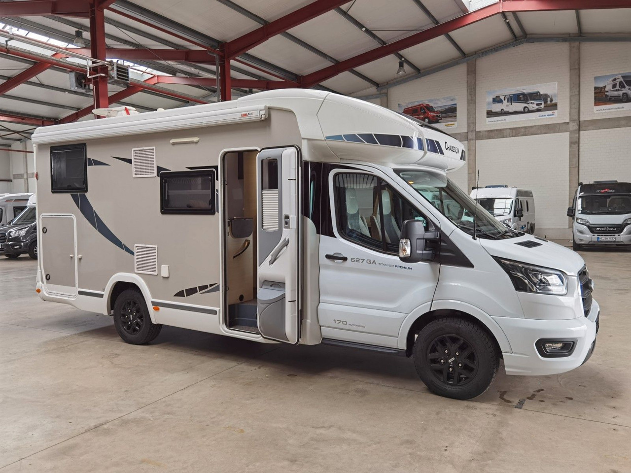 Half integraal camper Chausson 627 GA TITANIUM -PREMIUM /EINZELBETTEN & HUBBETT: afbeelding 7