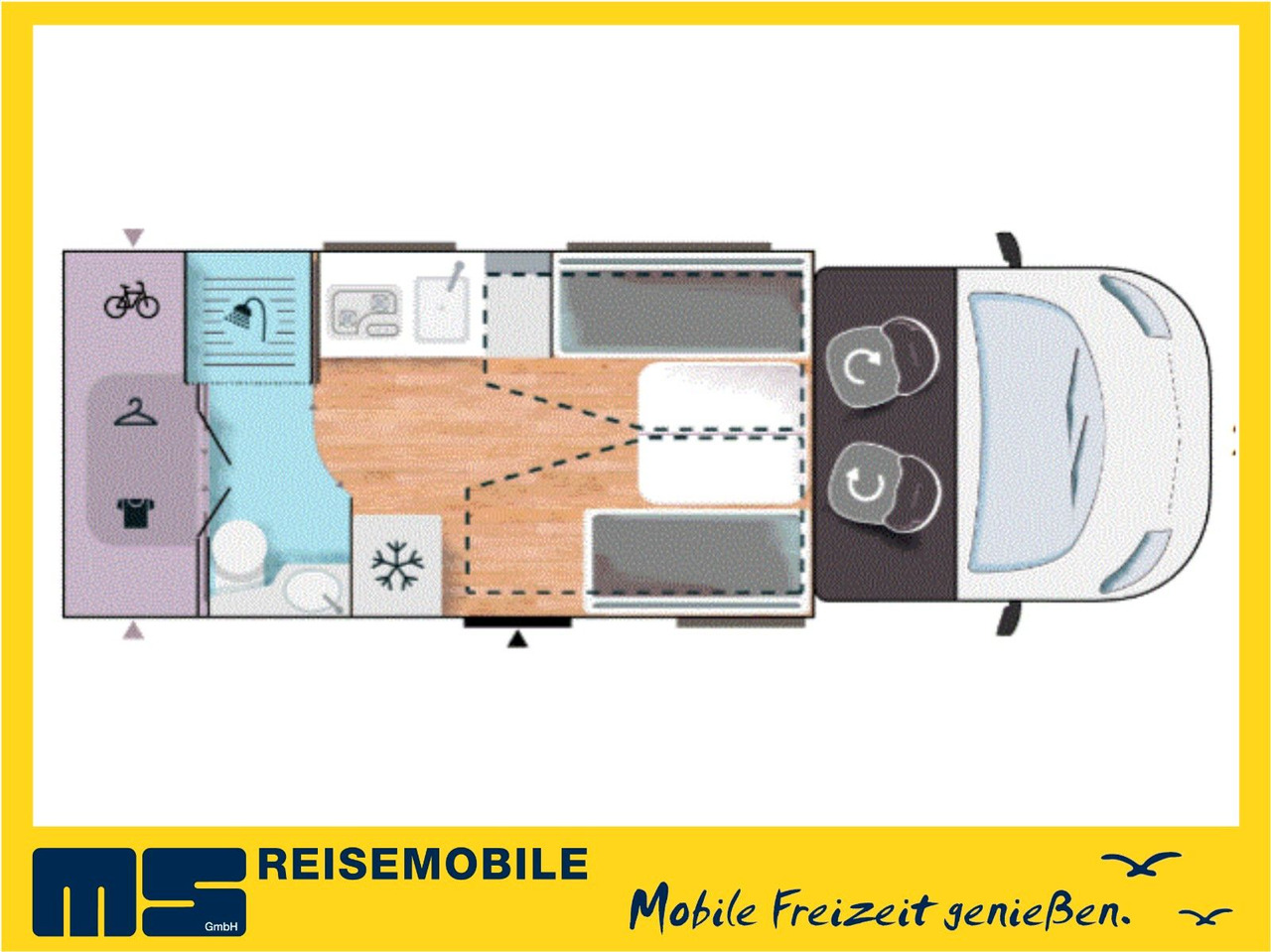 Chausson 630 TITANIUM / - 2026 - / EINZEL. - HUBBETTEN - Half integraal camper: afbeelding 2 Chausson 630 TITANIUM / - 2026 - / EINZEL. - HUBBETTEN - Half integraal camper: afbeelding 2