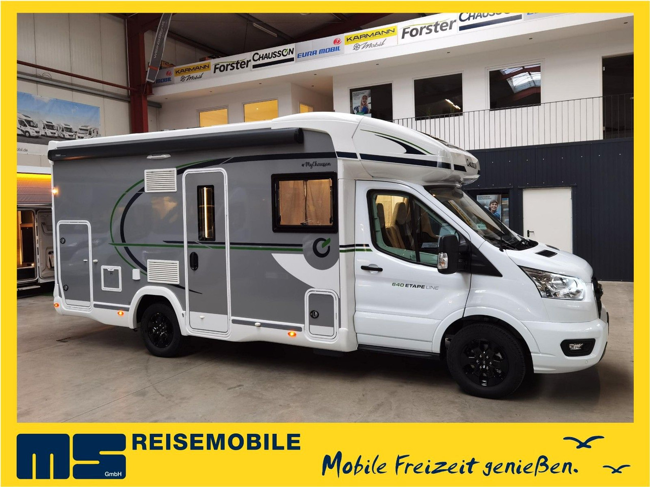 Chausson 640 TITANIUM / -2026- / 165PS-9G. / XXL-HUBBETT - Half integraal camper: afbeelding 1 Chausson 640 TITANIUM / -2026- / 165PS-9G. / XXL-HUBBETT - Half integraal camper: afbeelding 1