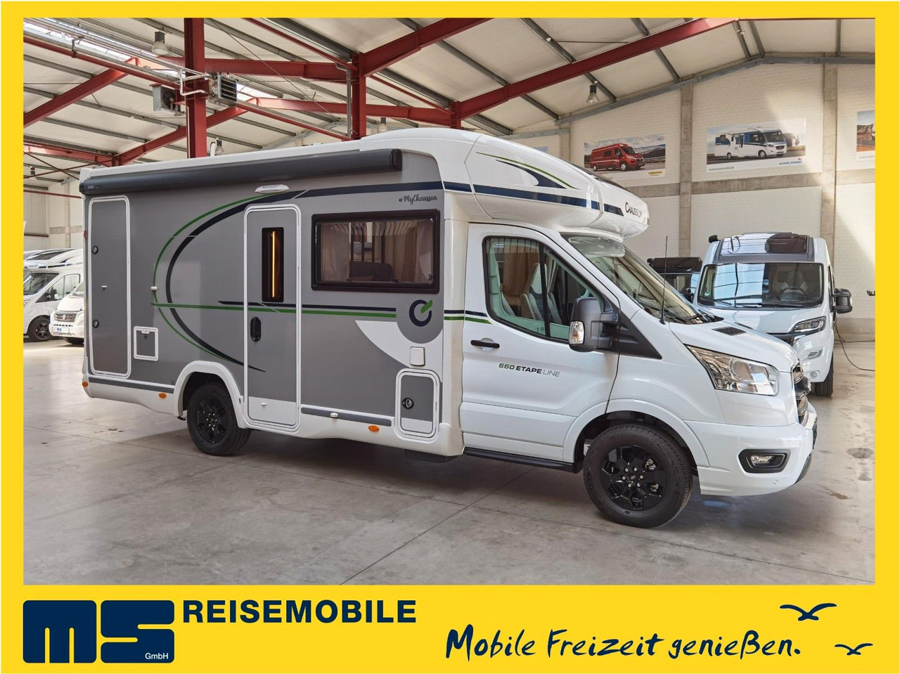 Chausson 660 TITANIUM / -2026 - / 165PS-8G. / XXL-HUBBETT - Half integraal camper: afbeelding 1 Chausson 660 TITANIUM / -2026 - / 165PS-8G. / XXL-HUBBETT - Half integraal camper: afbeelding 1