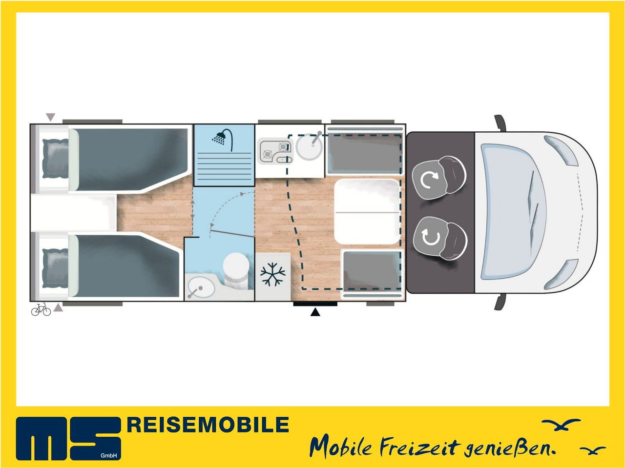 Chausson 797 TITANIUM / - 2026 - / 4.1T. / EINZELBETTEN - Half integraal camper: afbeelding 2 Chausson 797 TITANIUM / - 2026 - / 4.1T. / EINZELBETTEN - Half integraal camper: afbeelding 2