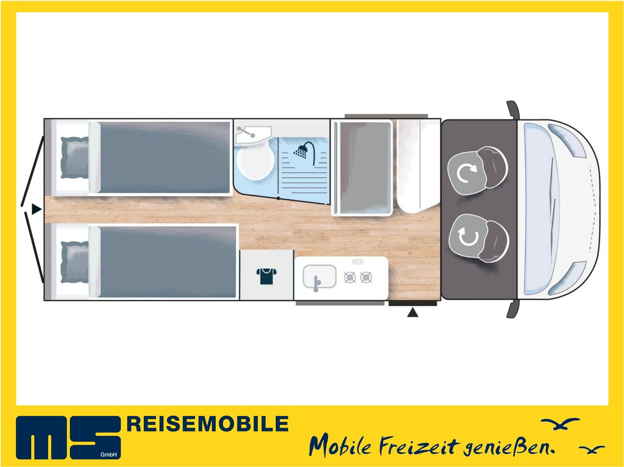 Chausson V697 FIRST LINE / -2025- / 140PS / EINZELBETTEN - Buscamper: afbeelding 2 Chausson V697 FIRST LINE / -2025- / 140PS / EINZELBETTEN - Buscamper: afbeelding 2