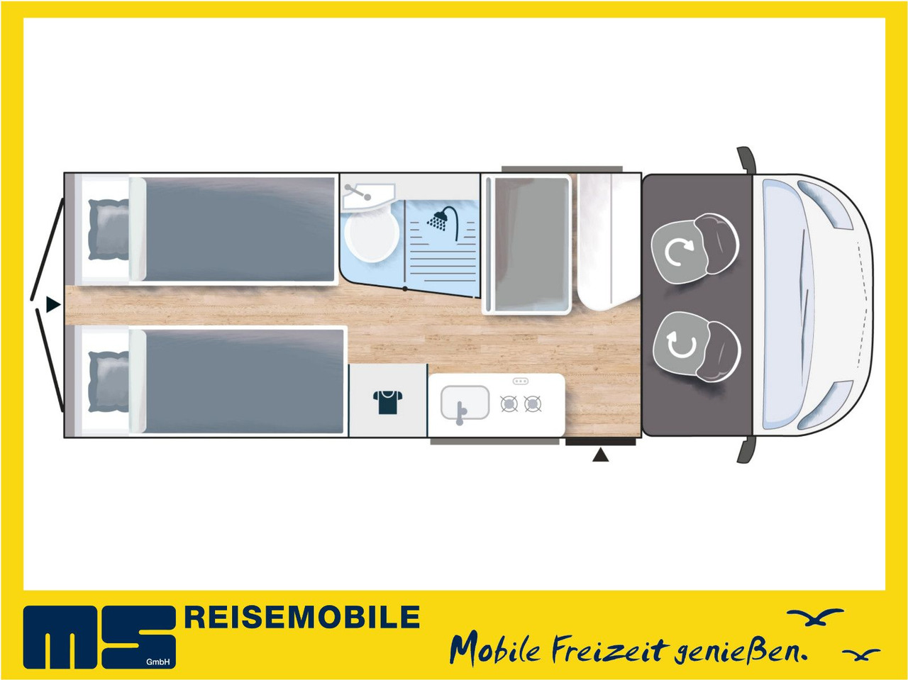 Chausson V697 FIRST LINE/ -2026-/ 140PS / EINZELBETTEN - Buscamper: afbeelding 2 Chausson V697 FIRST LINE/ -2026-/ 140PS / EINZELBETTEN - Buscamper: afbeelding 2