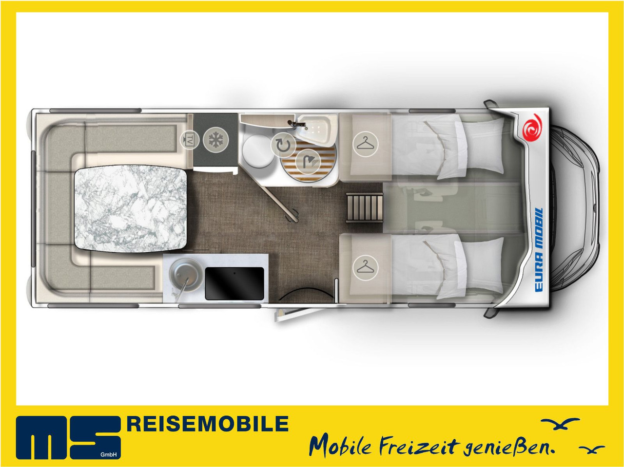 Eura Mobil ACTIVA ONE 650 HS /MODELL 2025/ HECKSITZGRUPPE - Alkoof camper: afbeelding 2 Eura Mobil ACTIVA ONE 650 HS /MODELL 2025/ HECKSITZGRUPPE - Alkoof camper: afbeelding 2