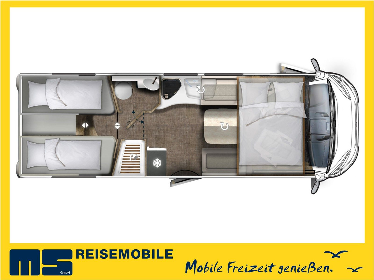 Eura Mobil INTEGRA LINE 720 EF / 180PS-9G-40H/ EINZELBETTEN - Integraal camper: afbeelding 2 Eura Mobil INTEGRA LINE 720 EF / 180PS-9G-40H/ EINZELBETTEN - Integraal camper: afbeelding 2