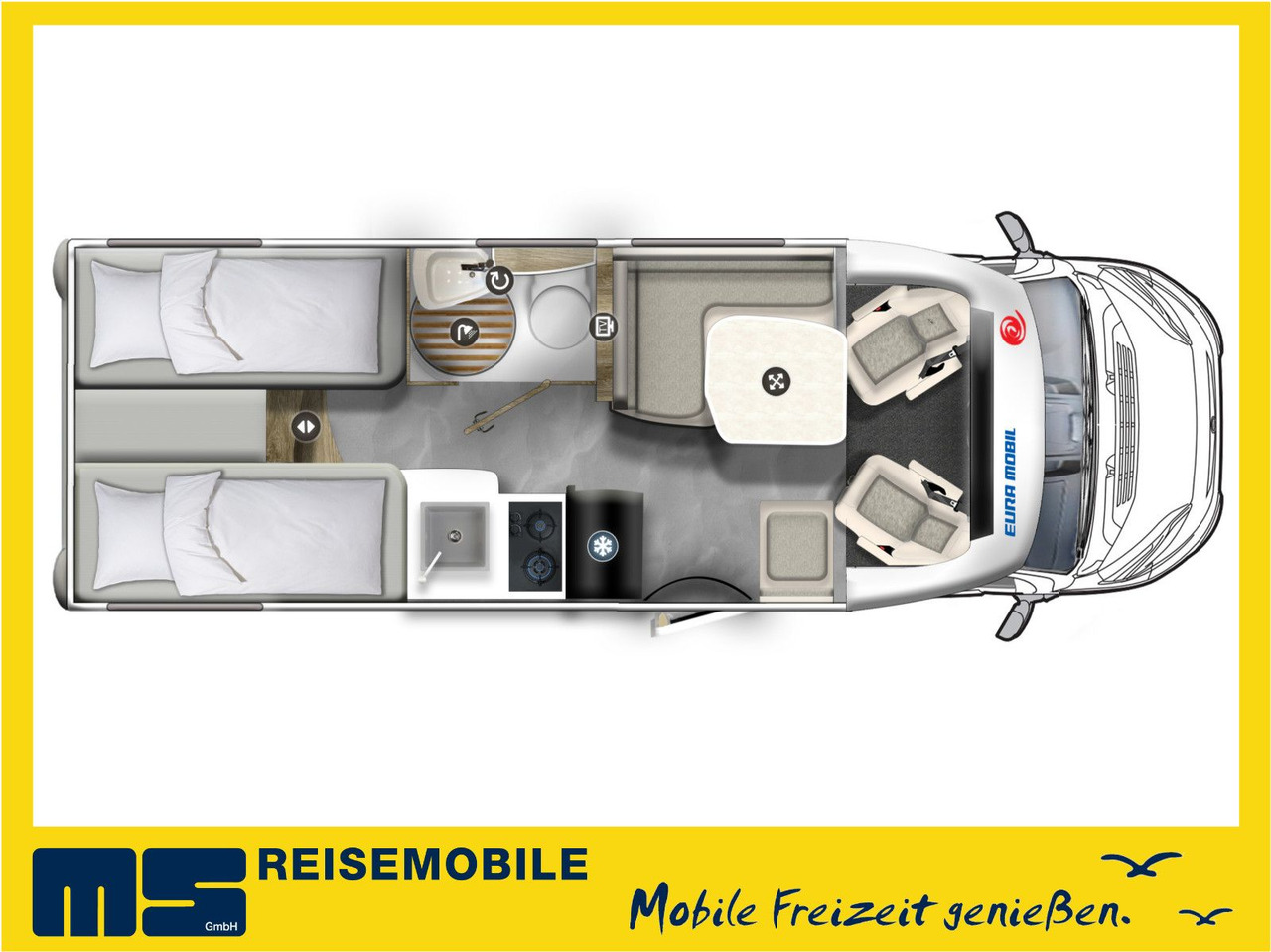 Eura Mobil PROFILA T 660 EB/MOD. 2025/MONDIAL PAKET / 140PS - Half integraal camper: afbeelding 2 Eura Mobil PROFILA T 660 EB/MOD. 2025/MONDIAL PAKET / 140PS - Half integraal camper: afbeelding 2