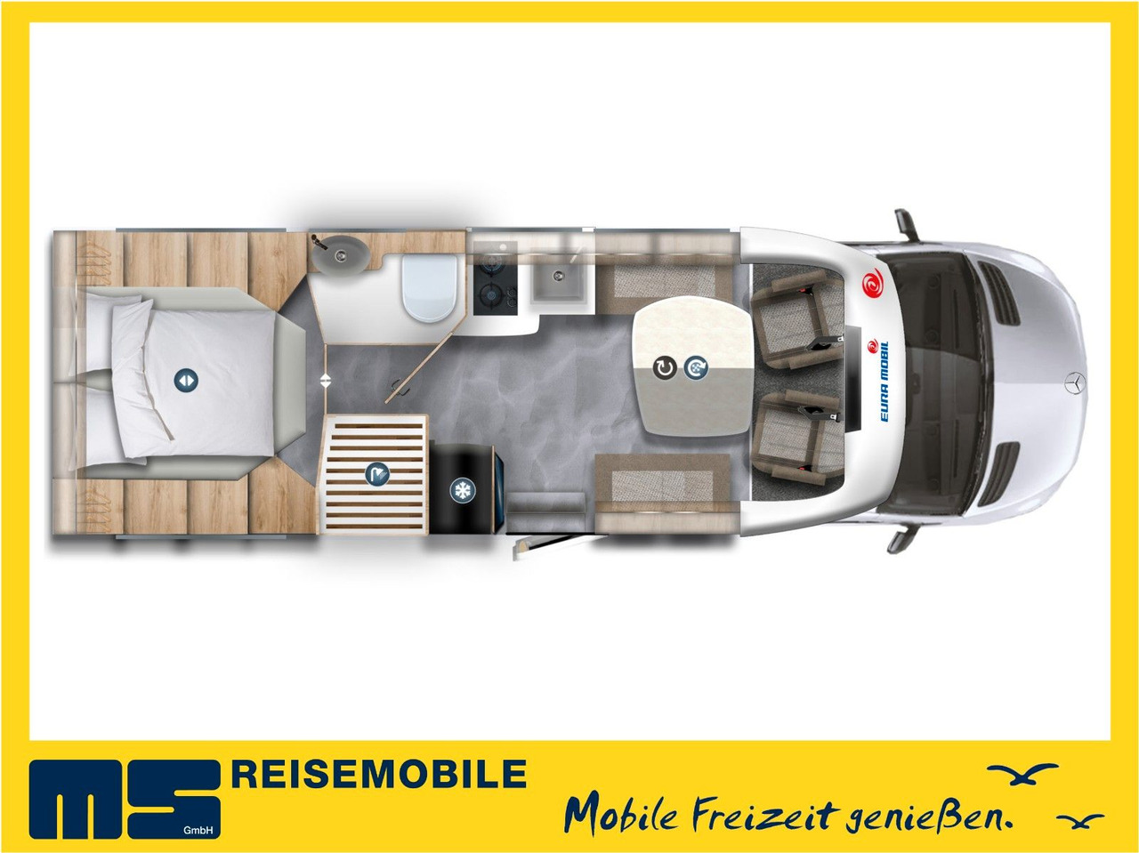 Eura Mobil PROFILA T 726 QF FREESTYLE / -2026 - / 170PS -9G - Half integraal camper: afbeelding 2 Eura Mobil PROFILA T 726 QF FREESTYLE / -2026 - / 170PS -9G - Half integraal camper: afbeelding 2
