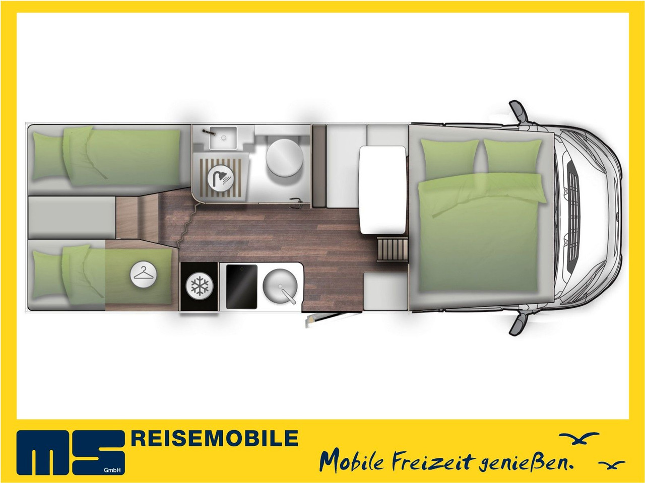 Forster A 699 EB / -MODELL 2025- / 140 PS / EINZELBETTEN - Alkoof camper: afbeelding 2 Forster A 699 EB / -MODELL 2025- / 140 PS / EINZELBETTEN - Alkoof camper: afbeelding 2