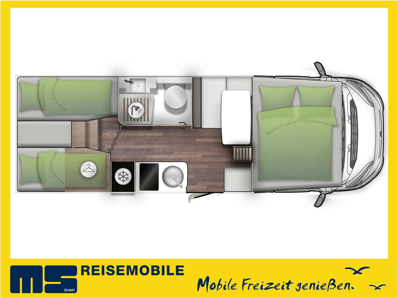 Forster A 699 EB / Modell 2026 / 165PS / EINZELBETTEN - Alkoof camper: afbeelding 1 Forster A 699 EB / Modell 2026 / 165PS / EINZELBETTEN - Alkoof camper: afbeelding 1