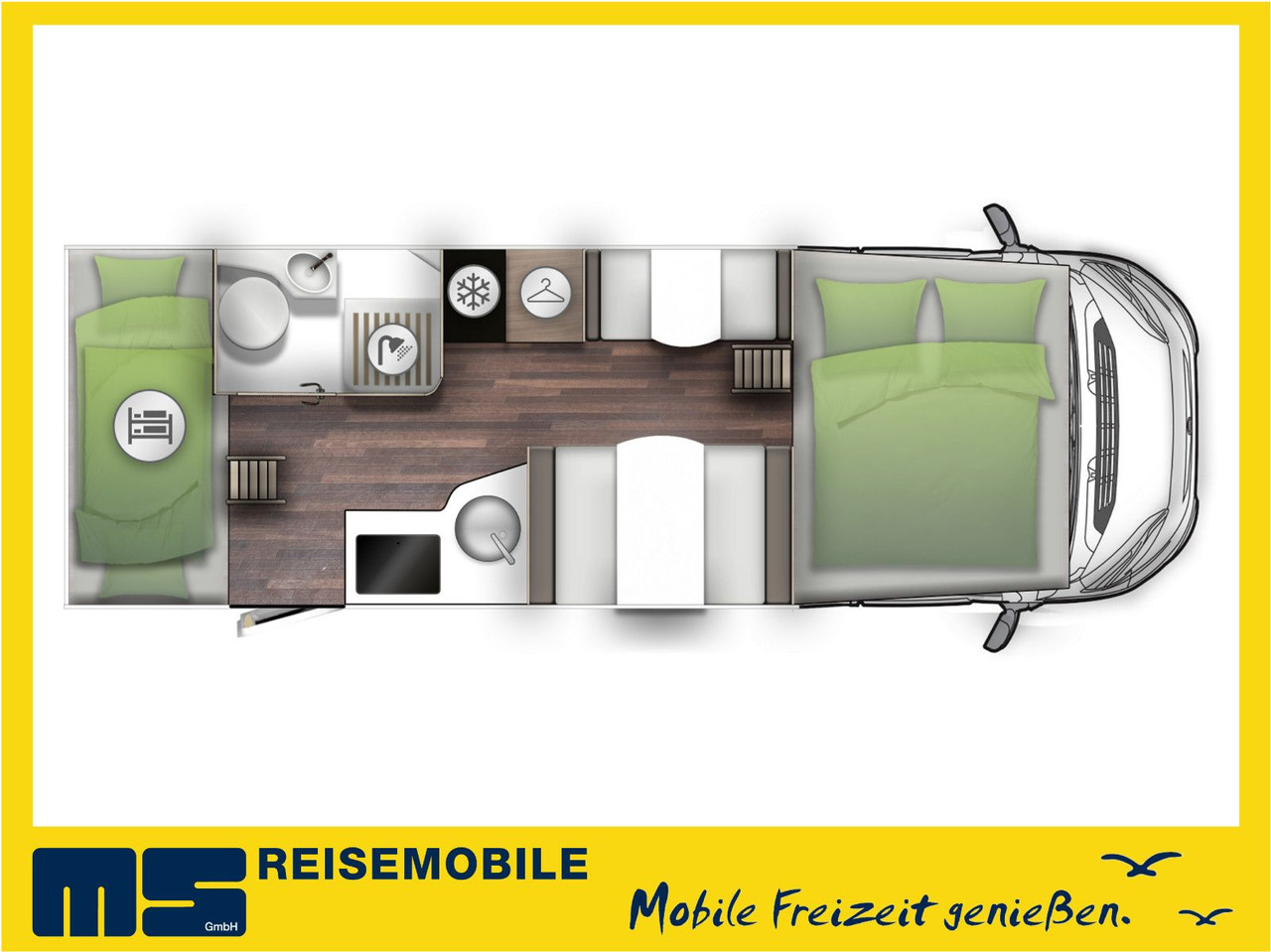 Forster A 699 VB / - MODELL 2025- / 140PS / ETAGENBETTEN - Alkoof camper: afbeelding 2 Forster A 699 VB / - MODELL 2025- / 140PS / ETAGENBETTEN - Alkoof camper: afbeelding 2