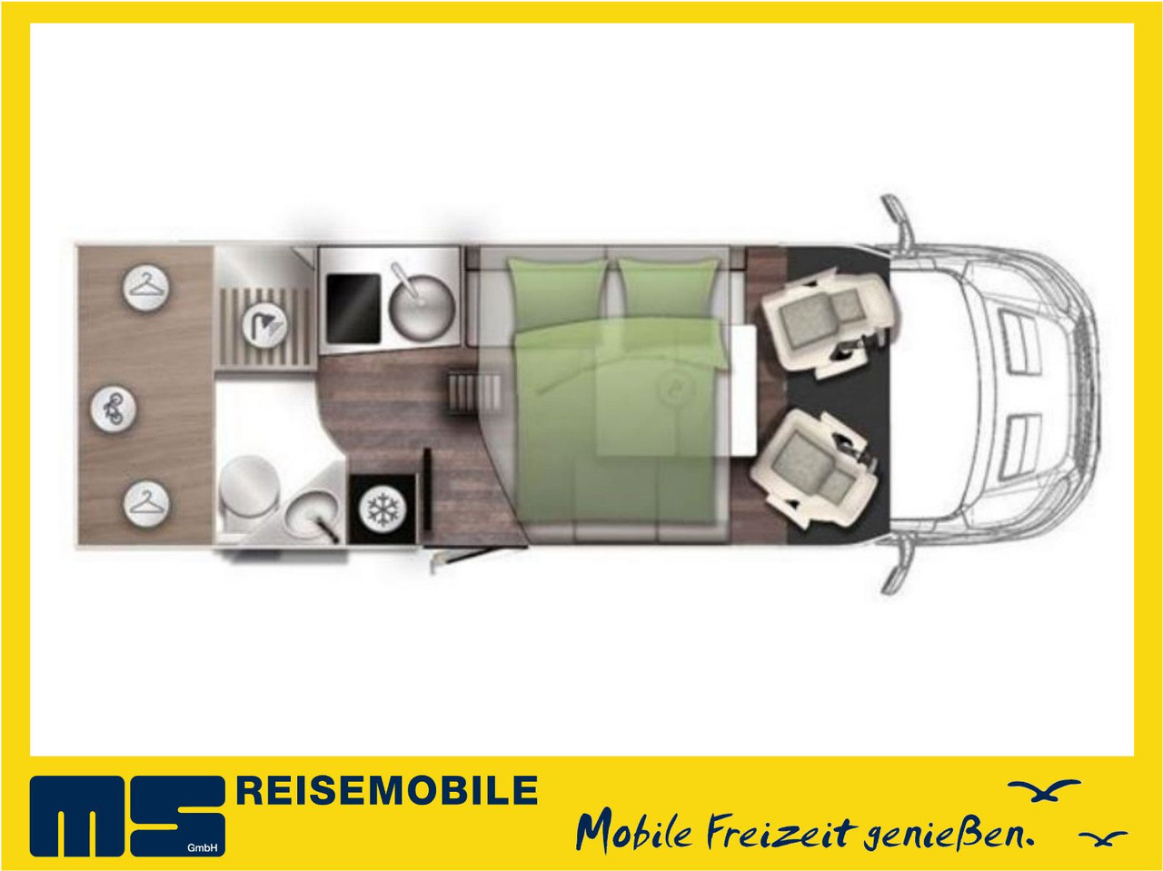 Forster T 639 LF /-MODELL 2026- / XXL- HUBBETT & RAUMBAD - Half integraal camper: afbeelding 2 Forster T 639 LF /-MODELL 2026- / XXL- HUBBETT & RAUMBAD - Half integraal camper: afbeelding 2