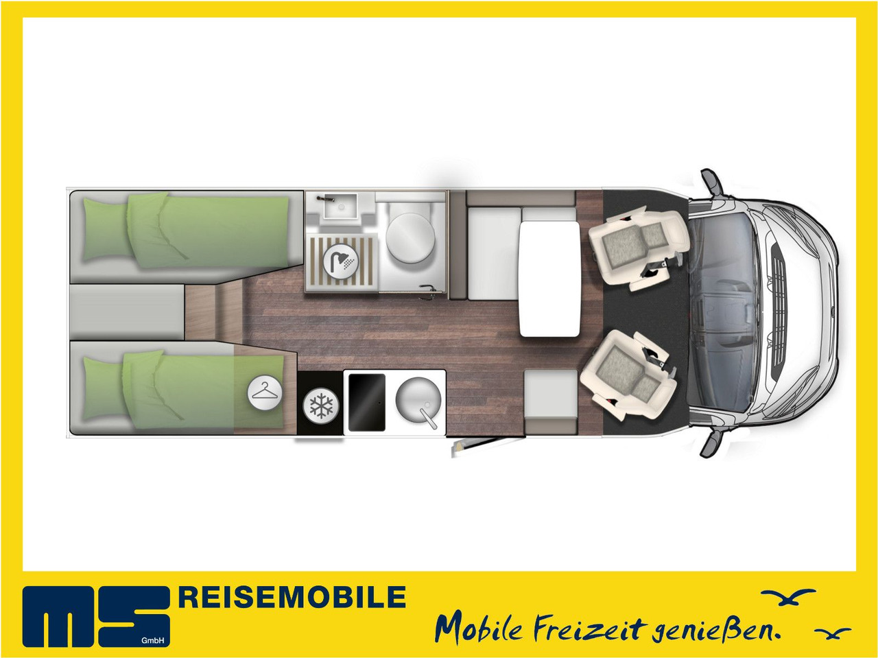 Forster T 699 EB / -MODELL 2026-/ EINZELBETTEN & HUBBETT - Half integraal camper: afbeelding 2 Forster T 699 EB / -MODELL 2026-/ EINZELBETTEN & HUBBETT - Half integraal camper: afbeelding 2