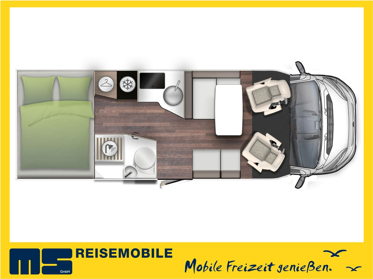Forster T 699 HB / 140PS / HUBBETT & HECKBETT - Half integraal camper: afbeelding 2 Forster T 699 HB / 140PS / HUBBETT & HECKBETT - Half integraal camper: afbeelding 2