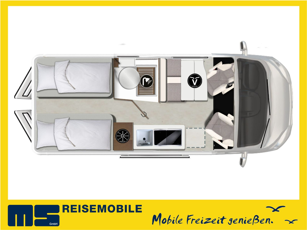 Karmann DAVIS 620 LIFESTYLE/-MODELL 2026- / EINZELBETTEN - Buscamper: afbeelding 1 Karmann DAVIS 620 LIFESTYLE/-MODELL 2026- / EINZELBETTEN - Buscamper: afbeelding 1