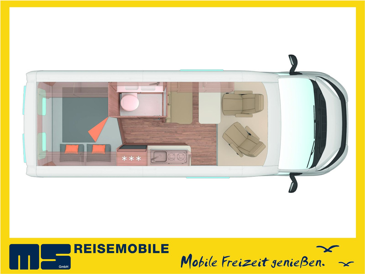 Weinsberg CARABUS GREY 540 MQ - EDITION FIRE / MODELL 2026 - Buscamper: afbeelding 2 Weinsberg CARABUS GREY 540 MQ - EDITION FIRE / MODELL 2026 - Buscamper: afbeelding 2