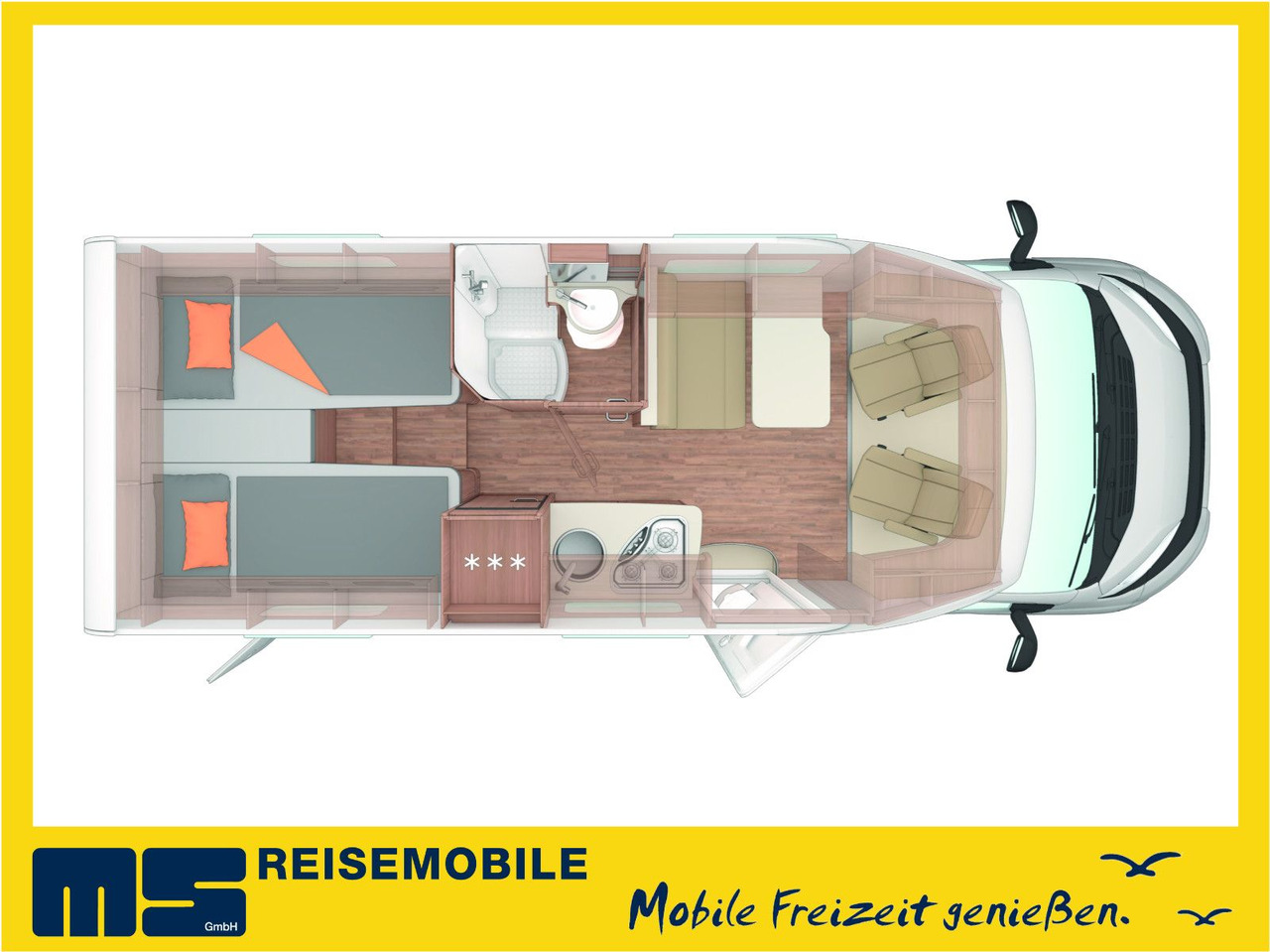 Weinsberg CARACOMPACT 600 MEG PEPPER / 180PS- 8G-AUTOMATIK - Half integraal camper: afbeelding 2 Weinsberg CARACOMPACT 600 MEG PEPPER / 180PS- 8G-AUTOMATIK - Half integraal camper: afbeelding 2