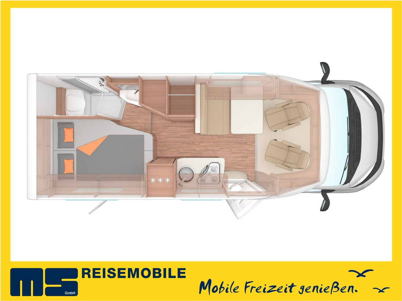Weinsberg CARACOMPACT 600 MF EDITION PEPPER /- MODELL 2025 - Half integraal camper: afbeelding 2 Weinsberg CARACOMPACT 600 MF EDITION PEPPER /- MODELL 2025 - Half integraal camper: afbeelding 2