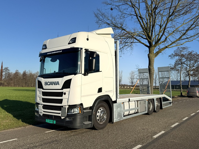 Scania R450 NGS 6X2 Machine Transporter / Oprij Vrachtwagen Euro 6 Automaat - Full Air - 2019 - Autovrachtwagen vrachtwagen: afbeelding 1 Scania R450 NGS 6X2 Machine Transporter / Oprij Vrachtwagen Euro 6 Automaat - Full Air - 2019 - Autovrachtwagen vrachtwagen: afbeelding 1