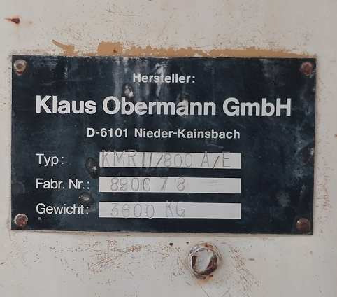 Obermann KMR 800 mixing plant - Water pomp: afbeelding 4 Obermann KMR 800 mixing plant - Water pomp: afbeelding 4