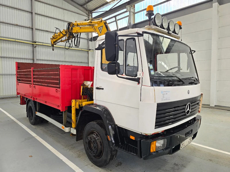 Mercedes-Benz E 1217 - BR 9 / LAMMES - BLATT - SPRING / EFFER KRAAN / DHOLLANDIA - Vrachtwagen met open laadbak, Kraanwagen: afbeelding 3 Mercedes-Benz E 1217 - BR 9 / LAMMES - BLATT - SPRING / EFFER KRAAN / DHOLLANDIA - Vrachtwagen met open laadbak, Kraanwagen: afbeelding 3