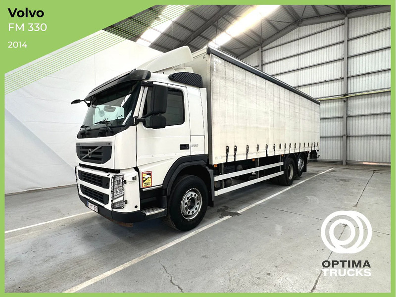 Volvo FM 330 / Essieu relevable et directionnel / Steerable lift axle / Lift as en stuuras - Schuifzeilen vrachtwagen: afbeelding 1 Volvo FM 330 / Essieu relevable et directionnel / Steerable lift axle / Lift as en stuuras - Schuifzeilen vrachtwagen: afbeelding 1