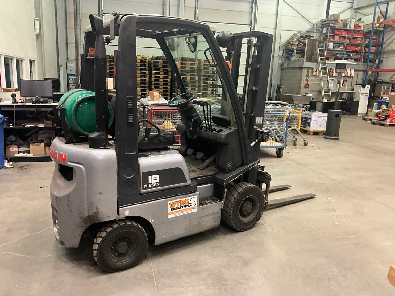 2008 NISSAN P1D1A15LQ FORKLIFT - Heftruck: afbeelding 5 2008 NISSAN P1D1A15LQ FORKLIFT - Heftruck: afbeelding 5