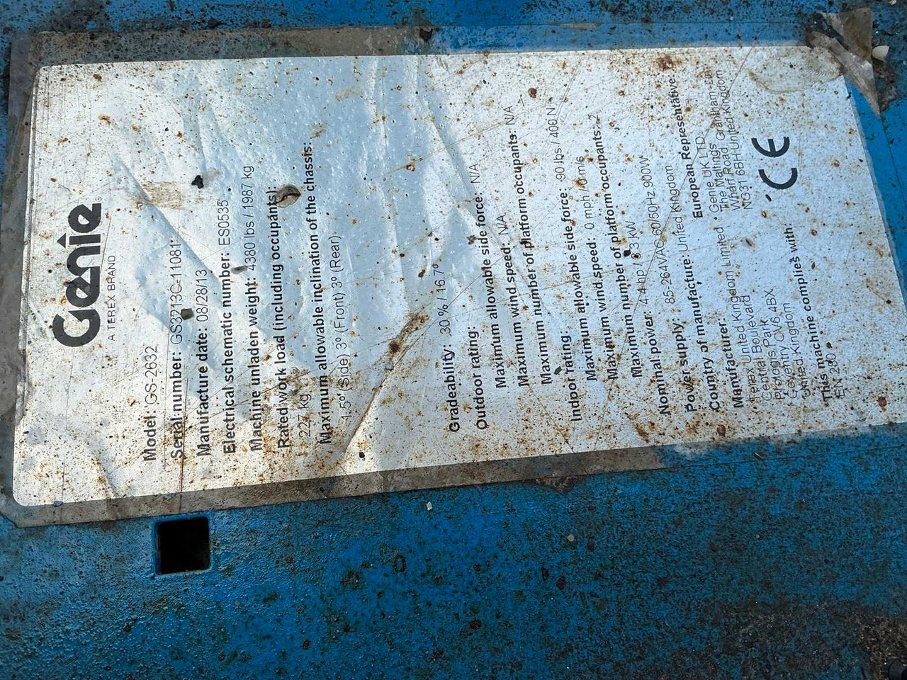 Hoogwerker 2013 GENIE GS-2632 AERIAL PLATFORM: afbeelding 14