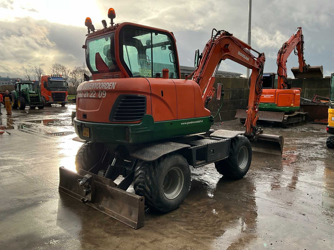 2014 DOOSAN DX55W WHEELED EXCAVATOR - Mobiele graafmachine: afbeelding 4 2014 DOOSAN DX55W WHEELED EXCAVATOR - Mobiele graafmachine: afbeelding 4
