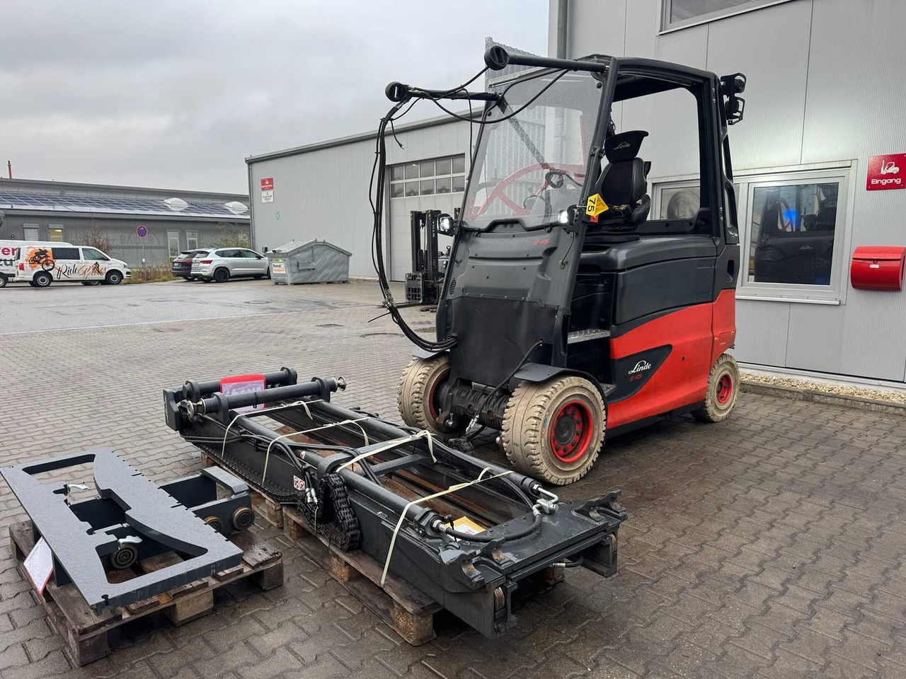 2020 LINDE E45HL EVO 4.500KG 3.+4TH VALVE ELECTRIC FORKLIFT FORKLIFT E45 E50 - Heftruck: afbeelding 1 2020 LINDE E45HL EVO 4.500KG 3.+4TH VALVE ELECTRIC FORKLIFT FORKLIFT E45 E50 - Heftruck: afbeelding 1