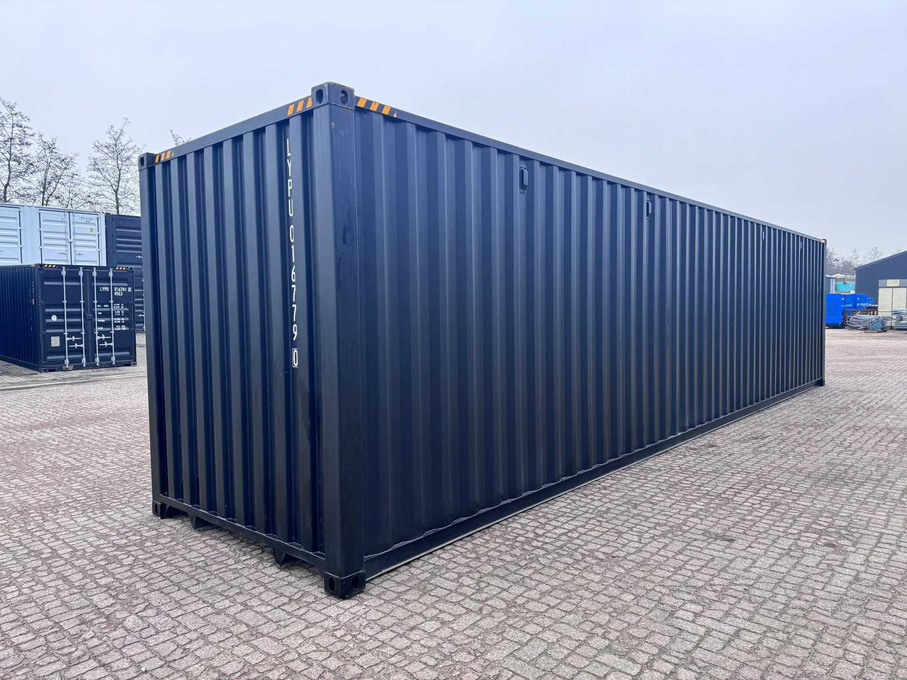 Zeecontainer 40ft HQ High Cube shipping container with 3 side doors: afbeelding 6