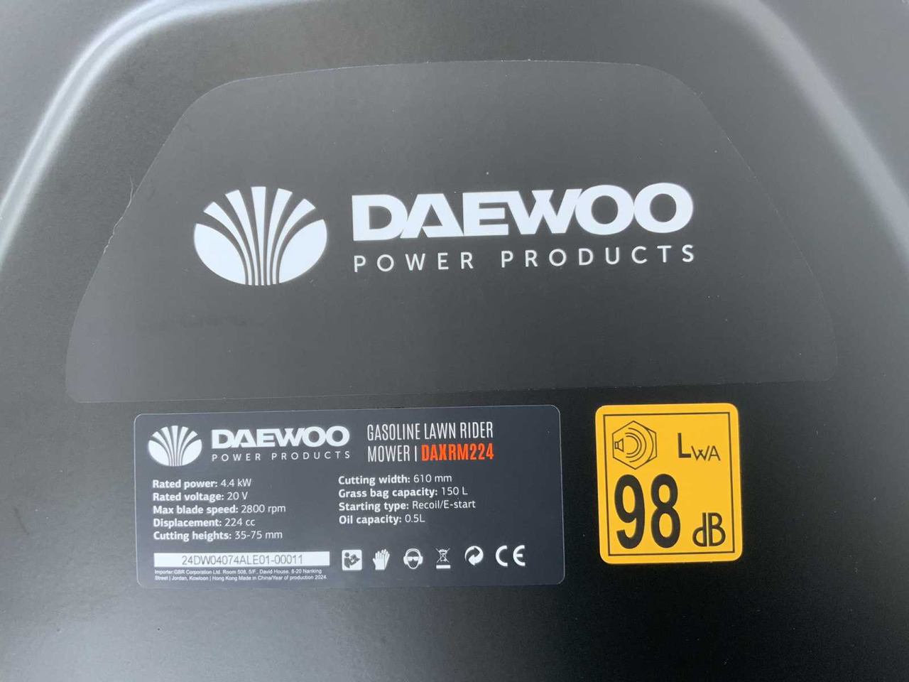 Gazonmaaier Daewoo DAXRM224: afbeelding 6