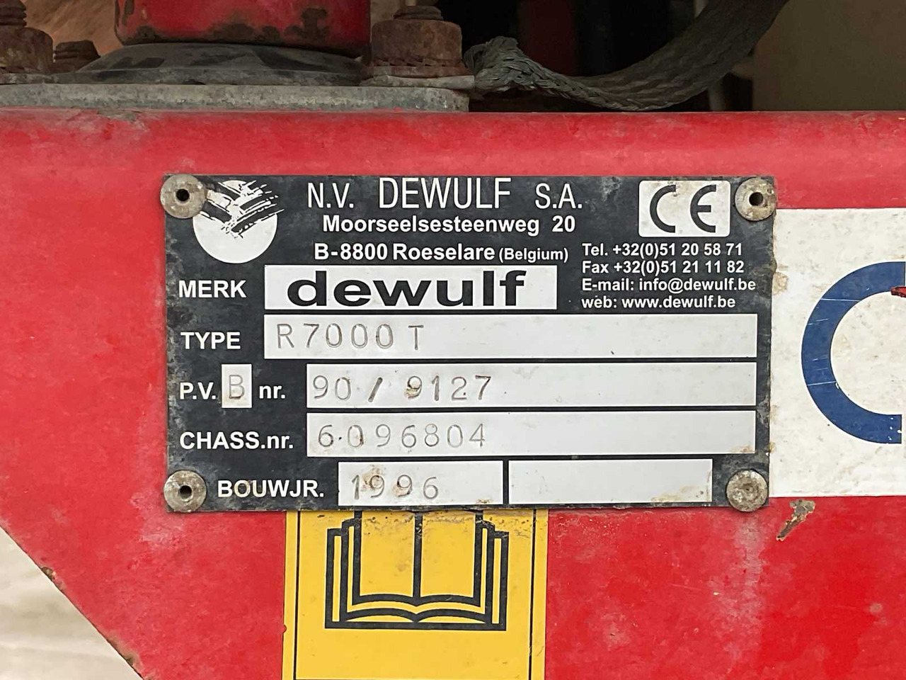Landbouwaanhanger Dewulf R7000T: afbeelding 34