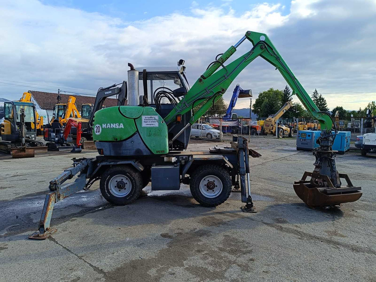 HANSA MASCHINENBAU - APZ 531 - WHEELED EXCAVATOR - 2003 - Mobiele graafmachine: afbeelding 3 HANSA MASCHINENBAU - APZ 531 - WHEELED EXCAVATOR - 2003 - Mobiele graafmachine: afbeelding 3