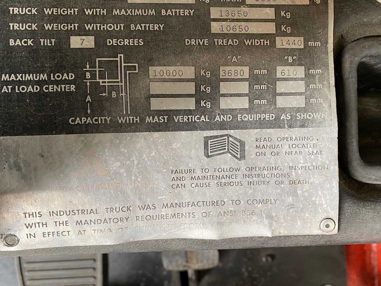 Heftruck HOIST - E10 ELECTRIC - 10.000KG LIFTING CAPACITY, FORK POSITIONER - FORKLIFT: afbeelding 12 Heftruck HOIST - E10 ELECTRIC - 10.000KG LIFTING CAPACITY, FORK POSITIONER - FORKLIFT: afbeelding 12