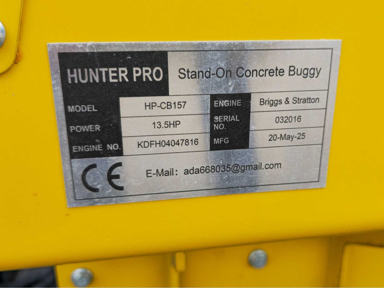Minidumper HUNTER PRO - 2025 - HP-CB157 - DUMPER: afbeelding 9 Minidumper HUNTER PRO - 2025 - HP-CB157 - DUMPER: afbeelding 9