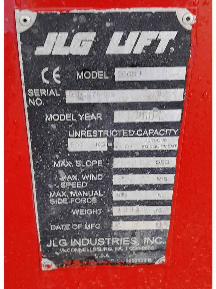 Hoogwerker JLG 660SJ: afbeelding 7