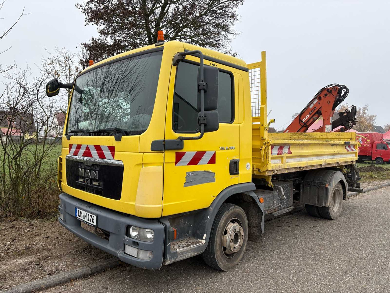 MAN / ATLAS TRUCK TIPPER WITH LOADING CRANE - Minidumper: afbeelding 1 MAN / ATLAS TRUCK TIPPER WITH LOADING CRANE - Minidumper: afbeelding 1