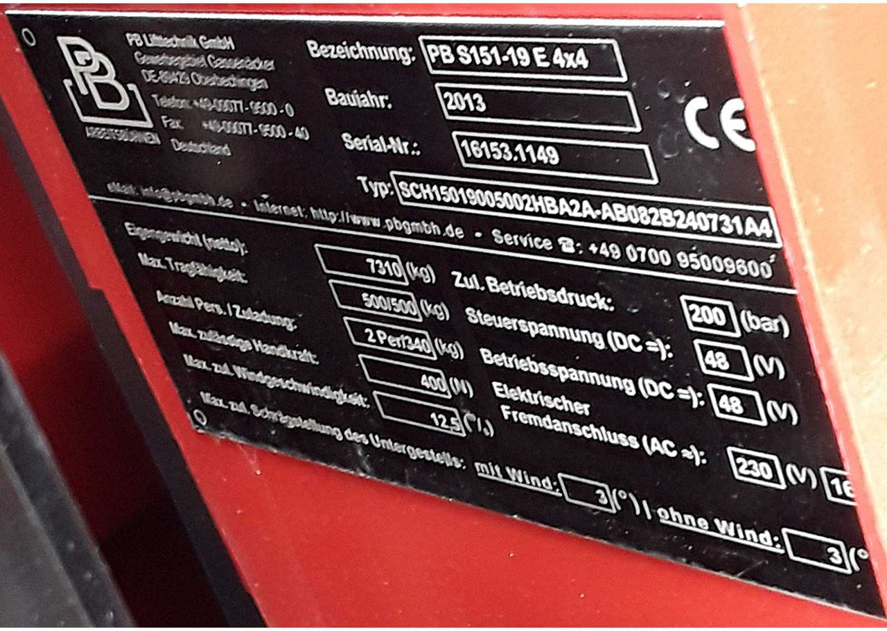 Hoogwerker PB Lift 151-19E: afbeelding 12
